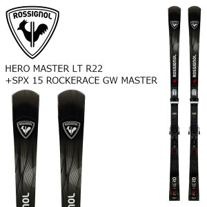 ROSSIGNOL ���V�j���[�� �X�L�[�� HERO MASTER LT R22 + SPX 15 ROCKERACE GW MASTER �r���f�B���O�Z�b�g 26-27���f��