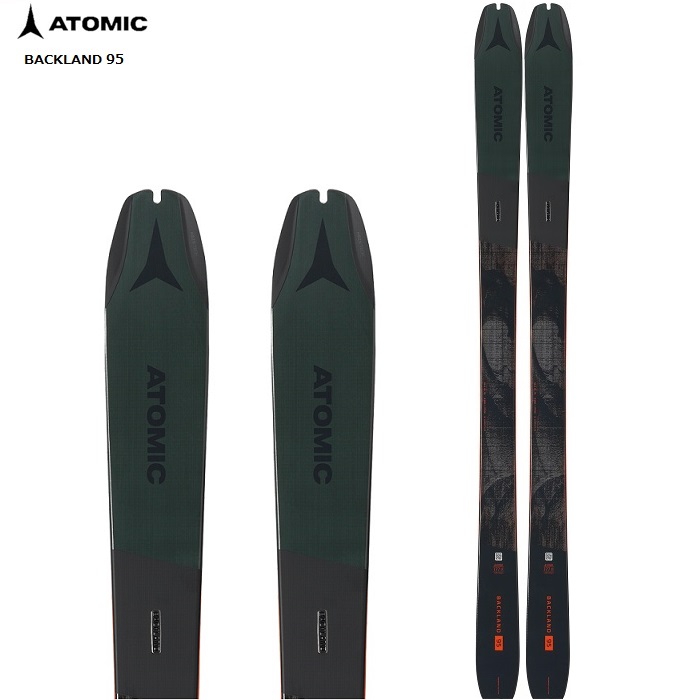 大幅にプライスダウン ATOMIC アトミック スキー板 BACKLAND 95 21モデル〉 〈20 熱販売 板単品