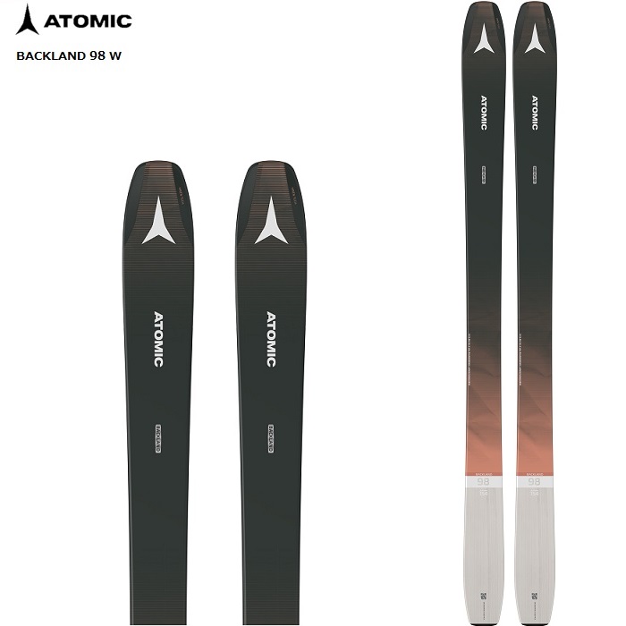ATOMIC アトミック スキー板 BACKLAND 98 W 板単品 〈20/21モデル〉 レディース | F.JANCK　楽天市場店