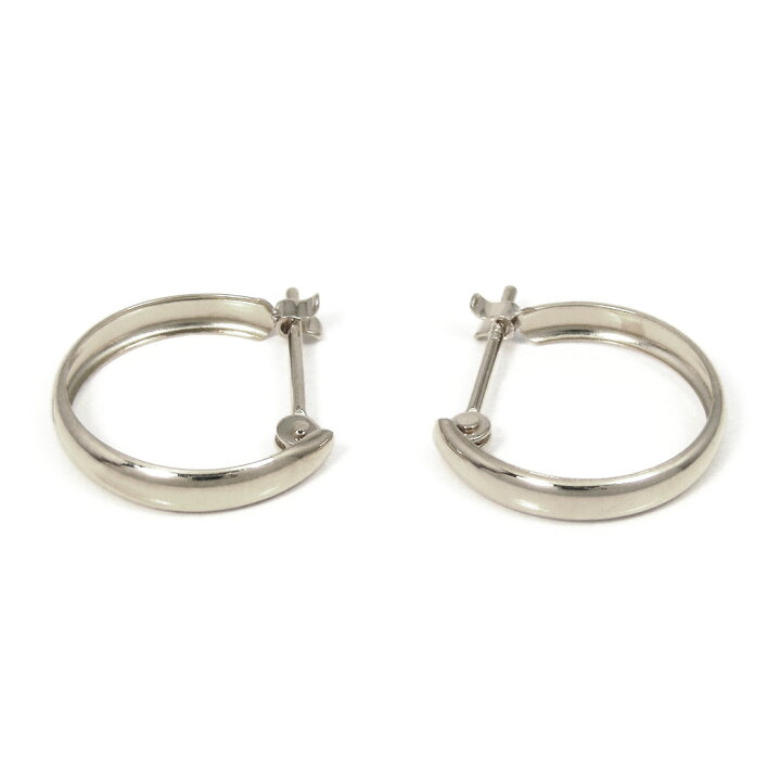 楽天市場】プラチナ フープピアス ピアス スナップ 甲丸 Pt900 幅2mm 