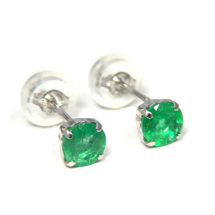 ◇天然エメラルドピアス◇14k◇