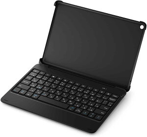 Amazon Fintie FireHD 10 Fire HD 10Plus 2021�N���� ��11����p Bluetooth �L�[�{�[�h�t�� �J�o�[���O���\