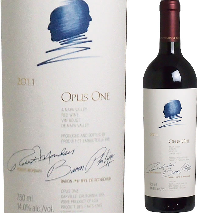 2011 オーパス ワン 幸せなふたりに贈る結婚祝い Opus One 最愛 赤ワイン カリフォルニア 750ml アメリカ
