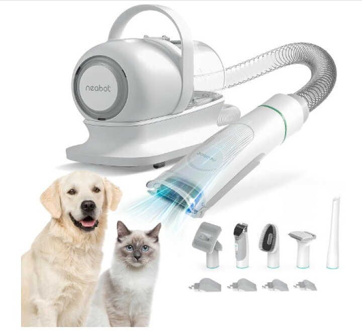 楽天市場】【ブラシと掃除機一体型】 ペット用バリカン 犬 猫美容器 5  