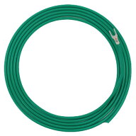 アース線 KIV 1.25sq 緑 1m〜20m 片側にY型圧着端子付き 600V 国内メーカー品 圧着加工済み 電線 アース…