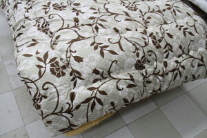 こたつ布団 長方形大判 仕上がり寸法 205cmx245cm 綿プリント 日本製 厚目増量タイプ 中綿ポリエステル100%2.5kg 製造直売価格です。 生地寸法220cmx260cm こたつ台寸法 巾90cmx125cmまで用 こたつ掛ふ