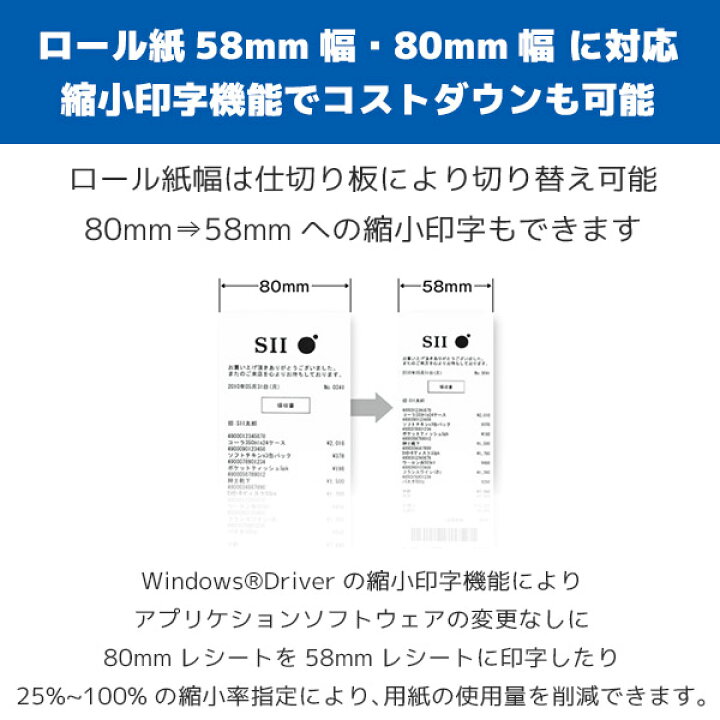 楽天市場】RP-E10・RP-E11 セイコーインスツル SII レシートプリンター 
