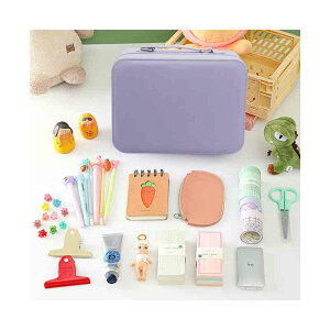 メイクボックス 化粧ボックス メイク入れ 化粧ポーチ コスメボックス 鏡付き トレイ付き コスメケース メイクポーチ コスメポーチ 手提げ コスメ収納 ブラシ収納付き メイク道具 化粧品 大