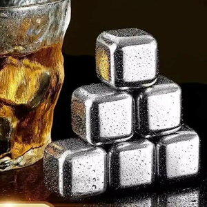 アイスキューブ ステンレス 氷 急速冷却 溶けない氷 8個入り トング付き 角氷 キューブ 保冷剤 繰り返し使用 ウイスキーストーン ステンレス氷 ステンレスキューブ こおり 氷 冷蔵庫 飲み物