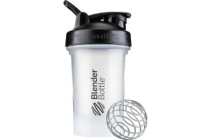 BlenderBottle Classic 20oz �v���e�C���V�F�C�J�[ �u�����_�[�{�g�����K�i �e��600ml�i������400ml�j �N���A�u���b�N BBCL20-BK