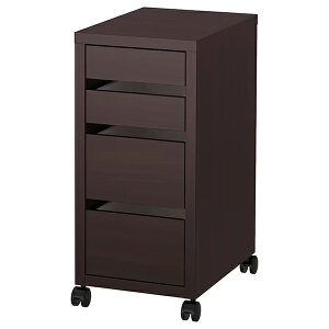 MICKE �~�b�P �����o�����j�b�g �L���X�^�[�t�� �u���b�N�u���E�� ���F 35 x 75 cm IKEA �C�P�A ���[�I ���[�L���r�l�b�g �����o�����[ �L���X�^�[�t��