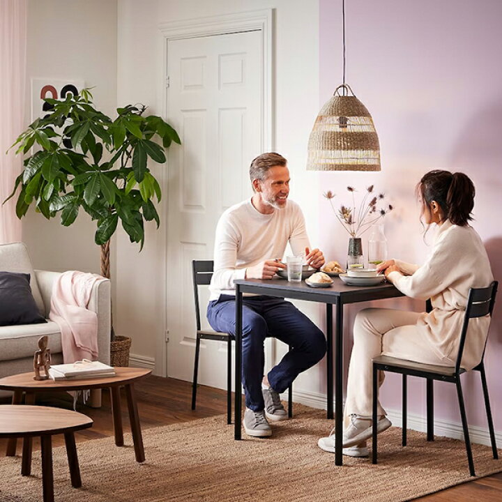 楽天市場 Ikea イケア Sandsberg サンドスベリ ブラック ダークブラウン 67 67 Cm デスク 北欧 北欧家具 ダイニングテーブル おしゃれ コンパクト ２人用 ４人用 食卓 暮らしのセレクトショップ Flaack