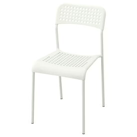 ADDE アッデ チェア 椅子 ホワイト IKEA イケア リビング コスパ最強 新生活 通気性 コンパクト 省スペース 白 ダイニング 勉強椅子 学習椅子
