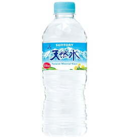 サントリー 天然水 550ml×24本 ナチュラルミネラルウォーター ケース販売 ペットボトル 軟水 飲料水 水 まとめ買い 防災 常備水 すっきり飲みやすい 軟水ミネラルウォーター 日本製ミネラルウォーター 箱入り飲料 大容量ケース販売 エコボトル ラベル付き