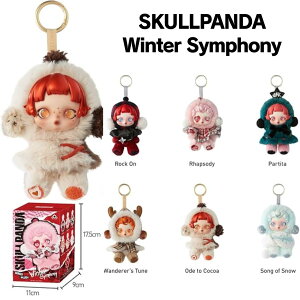 �y���K�i�ۏ؁z POP MART SKULLPANDA Winter Symphony THE MONSTER PIN FOR LOVE �ʂ�����݃y���_���g �|�b�v�}�[�g �K�`���K�`�� �u���C���h �{�b�N�X �t�B�M���A �v�����f�� �v���~�A�� �������� PVC �\�t�r 