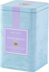 Wedgwood(ウェッジウッド)アールグレイ リーフティー100g 高級紅茶 イギリス紅茶高品質 本物 深みのある味わい 華やか 上品 リラックス効果 贈り物 プレゼント お茶の時間 ティータイム アフタヌーンティー 手土産 お祝い 自分へのご褒美 リフレッシュ 気分転換 ストレス解消