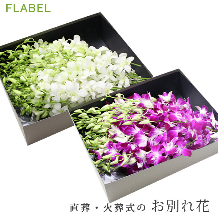 楽天市場 お別れ花 玉 響 たまゆら デンファレver 直葬 火葬式 ご自分でお花を用意される方に 棺に入れる花 棺桶 お花 もぎ盆 もぎ花 花屋 Flabel