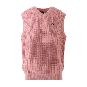 【送料無料】 FIDRA ゴルフ ニットVネックベスト 軽量 FIDRAリンクスチェック柄 ニットベスト メンズ ピンク FD5UTK02