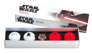 yԌ 10%OFFzyzyK㗝XzX^[EH[ỸR{St{[4ƃ}[J[̃Zbg Volvik DARTH VADOR LONG 4BALL PACK