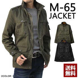ミリタリージャケット メンズ M65ジャケット 綿サテン アウター 春秋冬 【B4N】