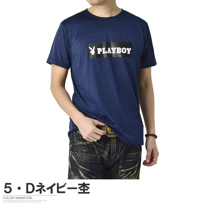 定番人気  トップス PLAYBOY★Tシャツ Tシャツ/カットソー(半袖/袖なし)