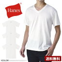 Hanes ヘインズ 3枚組 Vネック 白Tシャツ ホワイト メンズ 半袖 パックT インナー 綿100％ 3P ブランド 別注 パッケージ 正規品 HM1EU703 HM1EU706S セール【C3X】【パケ1】【A】