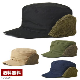 新作 冬帽子 メンズ ワークキャップ イヤーボア 耳当て サイズ調節可 CAP【Z9A】【パケ1】【A】