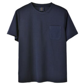 吸汗速乾ドライTシャツ メンズ 半袖 無地 胸ポケット tシャツ クルーネック カットソー トップス【A5V】【パケ2】