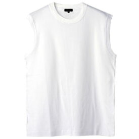 ノースリーブ Tシャツ メンズ トップス ランクルT 無地 綿コーマ糸使用 ゆったりワイド タンクトップ カットソー【C6M】【パケ3】