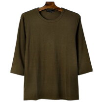 楽天市場】7分袖 tシャツ メンズ（カラーブラウン）（トップス｜メンズ 