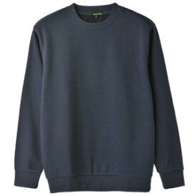 裏起毛 メンズ スウェット トレーナー 無地 フリース 長袖 クルーネック 綿混 トップス 春 秋 冬【B1R】【パケ1】【A】