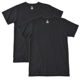 GERRY ジェリー クルーネック Vネック メンズ Tシャツ 2枚組 2Pパック 綿混素材 白T 黒T インナーウェア 肌着【B9U】【パケ1】【A】