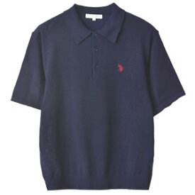 U.S.POLO ASSN ユーエスポロ メンズ ポロシャツ ニット 半袖 カットソー ダブルホースマン ゴルフ カジュアルウェア ブランド【C1A】【パケ1】