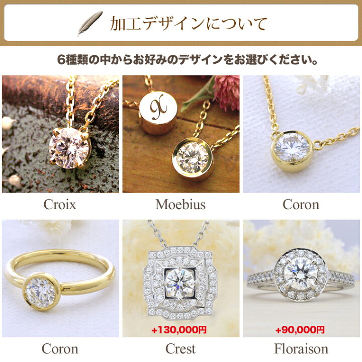 楽天市場】［0.504ct H SI1 3EXCELLENT H&C］【中央宝石研究所】K18  