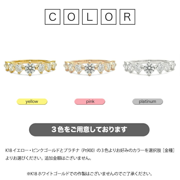 楽天市場】エタニティリング K18 ダイヤモンド 0.5ct ［Bonheur05  