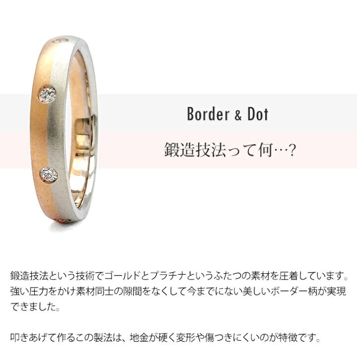 楽天市場】K18/Pt900 ダイヤモンド 0.11ct/8p ドットリング 