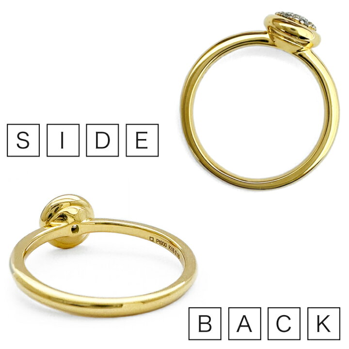 楽天市場】パヴェリング K18/Pt900 コンビジュエリー ダイヤモンド  