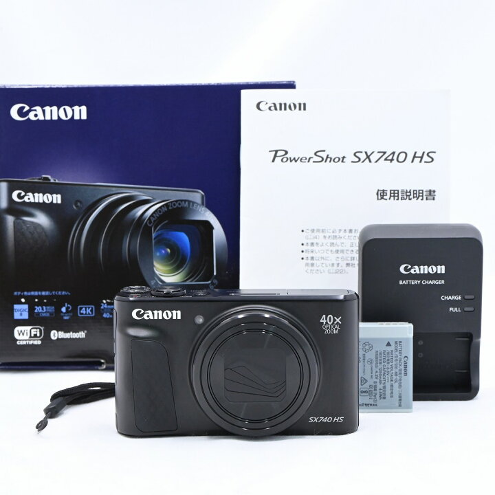 楽天市場】キヤノン Canon PowerShot SX740 HS ブラック ※A 