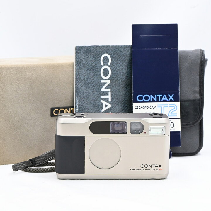 楽天市場】コンタックス CONTAX T2 D チタンシルバー データバック付き  