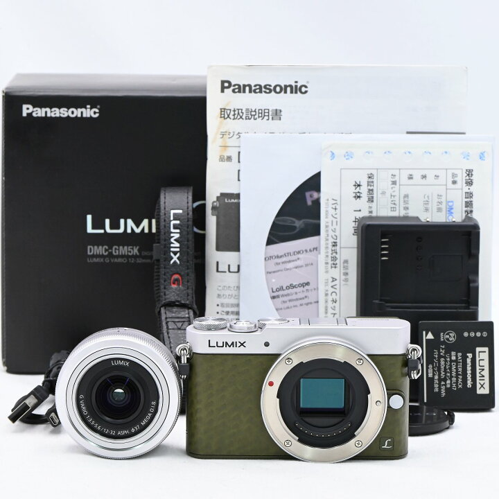 楽天市場】パナソニック Panasonic LUMIX DMC-GM5 グリーン レンズ 