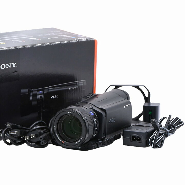 楽天市場】ソニー SONY FDR-AX100 4K 光学12倍 ブラック Handycam 