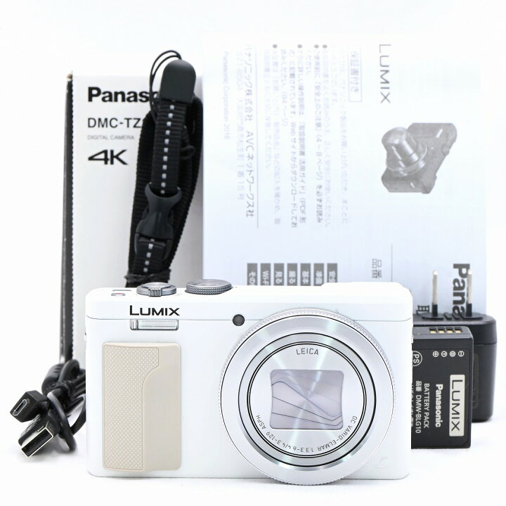 楽天市場】パナソニック Panasonic LUMIX DMC-TZ85-W ホワイト 