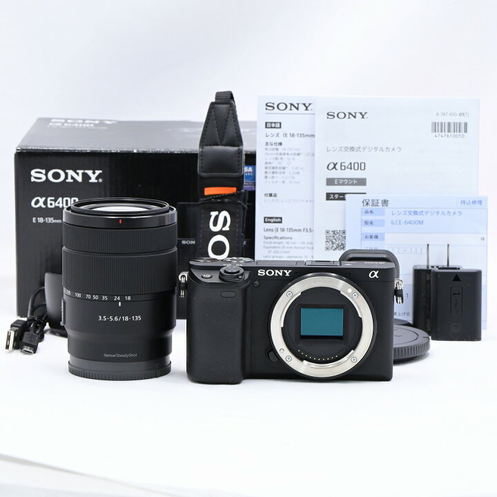 楽天市場】ソニー SONY α6400 高倍率ズームレンズキット ブラック ILCE 