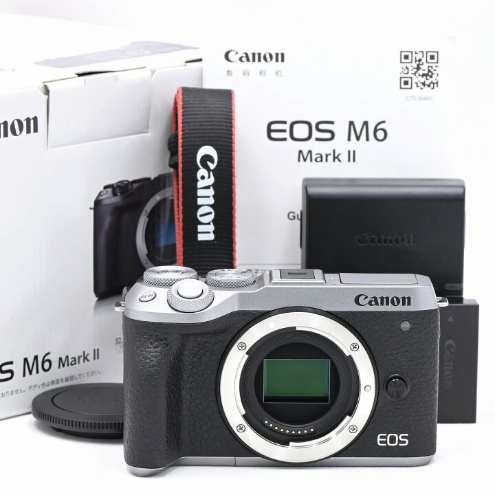 楽天市場】Canon キヤノン EOS M6 Mark II ボディ シルバー ミラーレス  