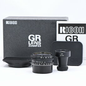リコー RICOH GR LENS 21mm F3.5 ブラック ファインダー付 700本限定レンズ 交換レンズ【中古】
