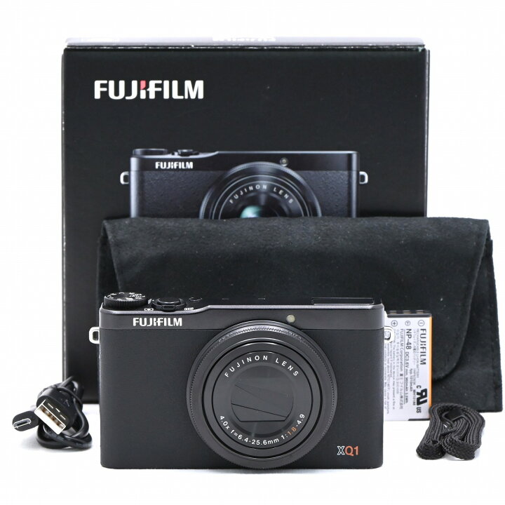 楽天市場】FUJIFILM フジフイルム XQ1 ブラック FX-XQ1 B コンパクト  