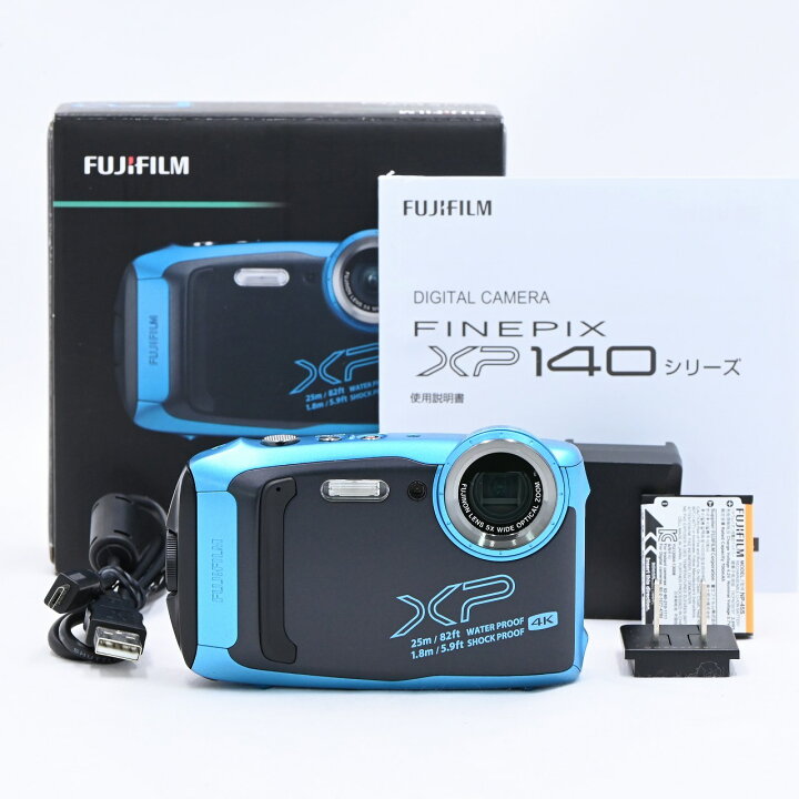 楽天市場】フジフイルム FUJIFILM FinePix XP140 スカイブルー 