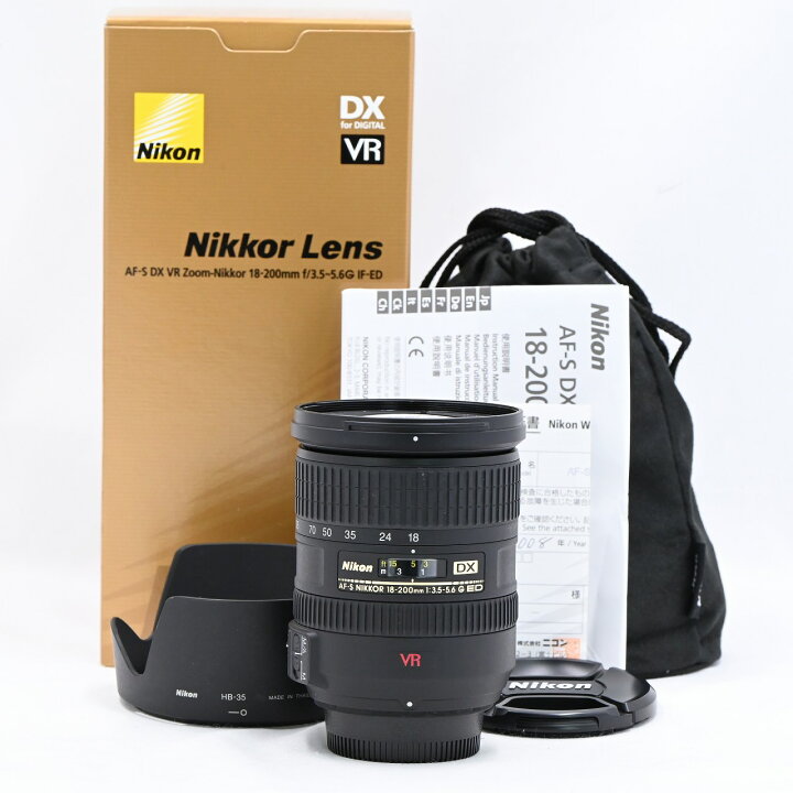 中古】(ニコン) Nikon AF-S DX VR 18-200/F3.5-5.6G 吊るせる IF- 
