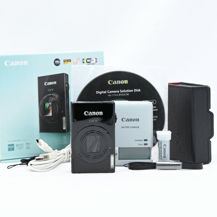 楽天市場】キヤノン Canon IXY 1 ブラック コンパクトデジタルカメラ 