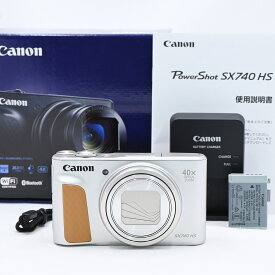 キヤノン Canon PowerShot SX740 HS シルバー コンパクトデジタルカメラ【中古】